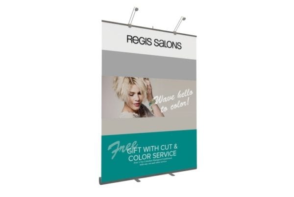 SPIN ROLL UP BANNER STAND